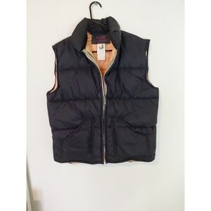 Vintage A&M Industries Puffer Vest Made in Seattle Nylon Men's L Black
